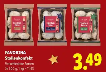 Lidl Favorina Stollenkonfekt Angebot