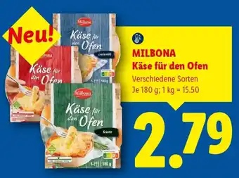 Lidl Milbona Käse für den Ofen Angebot