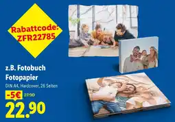 Lidl Fotobuch Fotopapier Angebot