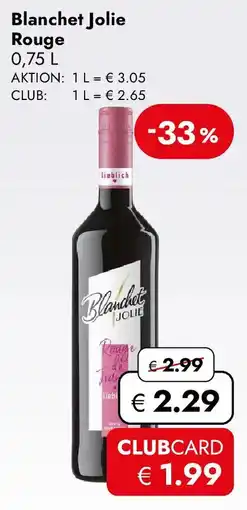 Travel FREE Blanchet Jolie Rouge Angebot