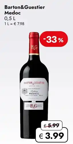 Travel FREE Barton&Guestier Medoc Angebot