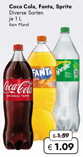 Coca Cola, Fanta, Sprite