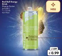 Travel FREE Red Bull The Winter Edition Pistachio & Berries Angebot