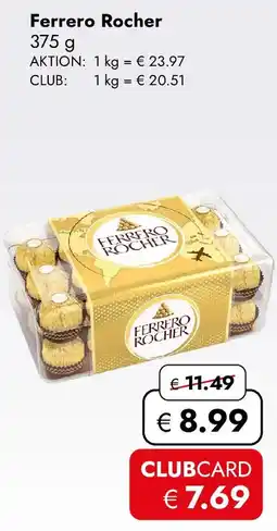 Travel FREE Ferrero Rocher Angebot