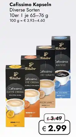Travel FREE Tchibo Cafissimo Kapseln Angebot