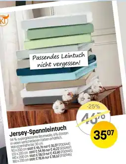 Reiter Jersey-Spannleintuch Angebot