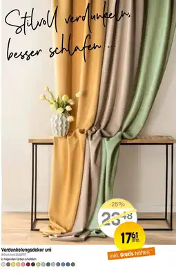 Reiter Verdunkelungsdekor uni Angebot