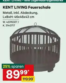 Lagerhaus KENT LIVING Feuerschale Angebot