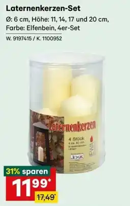 Lagerhaus Laternenkerzen-Set Angebot