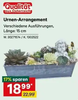 Lagerhaus Qualität aus Österreich Urnen-Arrangement Angebot
