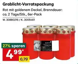 Lagerhaus Grablicht-Vorratspackung Angebot