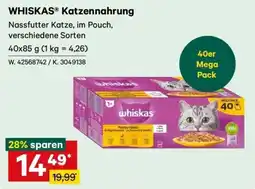 Lagerhaus WHISKAS Katzennahrung Angebot