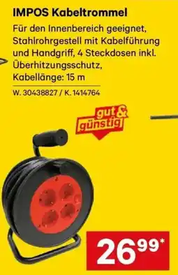 Lagerhaus IMPOS Kabeltrommel Angebot