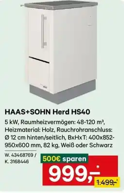 Lagerhaus HAAS+SOHN Herd HS40 Angebot