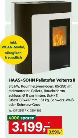 Lagerhaus HAAS+SOHN Pelletofen Volterra II Angebot