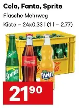 Lagerhaus Cola, Fanta, Sprite Angebot