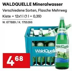 Lagerhaus WaldQuelle Mineralwasser Angebot