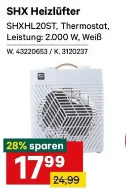 Lagerhaus SHX Heizlüfter Angebot
