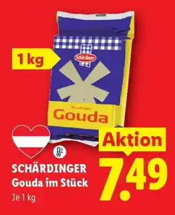 Lidl Schärdinger Gouda im Stücks Angebot