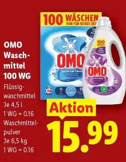 Lidl OMO Waschmittel Angebot