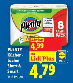 Lidl Plenty Küchentücher Short & Smart Angebot