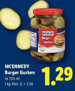 Lidl McKennedy Burger Gurken Angebot