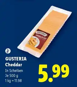 Lidl GUSTERIA Cheddar Angebot