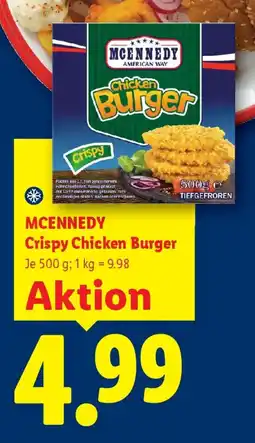 Lidl McKennedy Crispy Chicken Burger Angebot