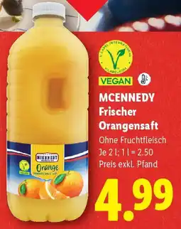 Lidl McKennedy Frischer Orangensaft Angebot