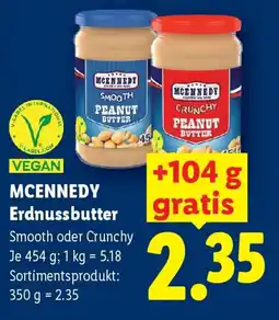 Lidl McKennedy Erdnussbutter Angebot
