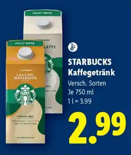 Lidl STARBUCKS Kaffeegetränk Angebot