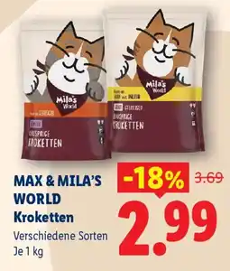 Lidl Max & Mila's World Kroketten Angebot