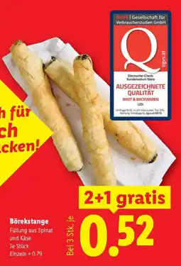 Lidl Börekstange Angebot