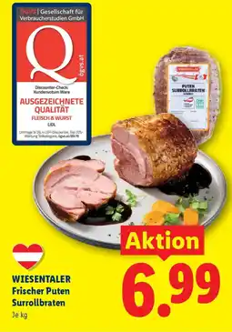 Lidl Wiesentaler Frischer Puten Surrollbraten Angebot