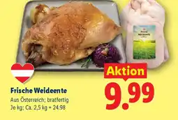 Lidl Frische Weideente Angebot