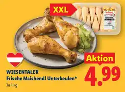 Lidl Wiesentaler Frische Maishendl Unterkeulen Angebot
