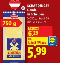 Lidl Schärdinger Gouda in Scheiben Angebot