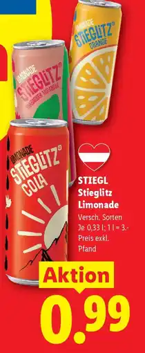 Lidl Stiegl Stieglitz Limonade Angebot