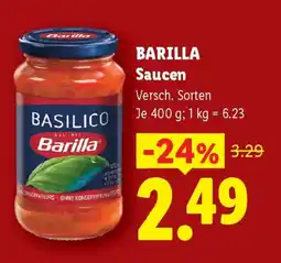 Lidl Barilla Basilico Angebot