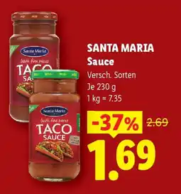 Lidl Santa Maria Sauce Angebot