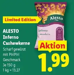 Lidl Alesto Inferno Cashewkerne Angebot