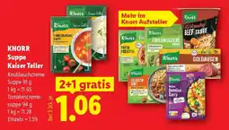 Lidl Knorr Suppe Kaiser Teller Angebot
