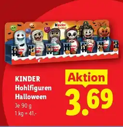 Lidl KINDER Hohlfiguren Halloween Angebot