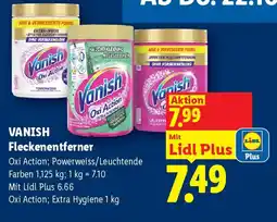 Lidl VANISH Fleckenentferner Angebot