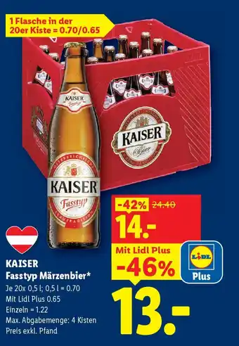 Kaiser Fasstyp Märzenbier