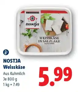Lidl Nostja Weisskäse Angebot