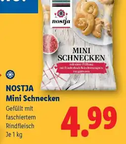 Lidl Nostja Mini Schnecken Angebot