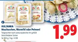 Lidl Kuljanka Maultaschen, Wareniki oder Pelmeni Angebot