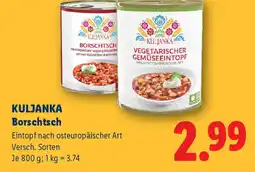 Lidl Kuljanka Borschtsch Angebot
