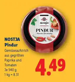 Lidl Nostja Pindur Angebot